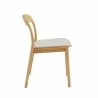 Greenington Hanna Chair Leather Seat, Wheat - Set of Two - Side Angle - Greenington Hanna Chair Leather Seat, Wheat - Set of Two - Side Angle