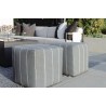 Sunset West 48" Square Coffee Table/Ottoman in Heritage Granite