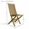 Anderson Teak Windsor Classic 5-Pieces Folding Dining Set dimension - Anderson Teak Windsor Classic 5-Pieces Folding Dining Set dimension