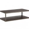 Sunpan Mara Coffee Table Rectangular - Front Side Angle