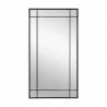Sunpan Pasadena Floor Mirror Black - Front Angle - Sunpan Pasadena Floor Mirror Black - Front Angle