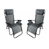 Zero Gravity Recliner/Lounger with Cup Holder - Grey