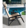 Zero Gravity Recliner/Lounger with Cup Holder - Cream - Side Angle