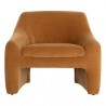 Sunpan Nevaeh Lounge Chair Danny Amber - Front Angle