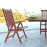 Malibu Outdoor Wood Patio Dining Chair - Malibu Outdoor Wood Patio Dining Chair