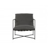 Sunpan Mallorca Lounge Chair - Gracebay Grey - Front Angle