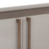 Sunpan Jamille Media Console and Cabinet - Closeup Angle