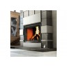 Valcourt Fireplace Frontenac Wood Burning Fireplace with Chimney - Lifestyle Close-up