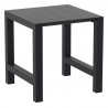 Compamia Vegas Bar Table 39 inch to 55 inch Extendable Table Black, Dark Gray, Taupe, White, Front Side Angle