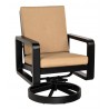 Woodard Vale Swivel Rocking Dining Armchair