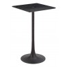 Valleta Bar Table in Black- Full view 1
