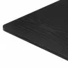Valleta Bar Table in Black- details - Valleta Bar Table in Black- details