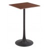 Valleta Bar Table in Brown- Full view 2