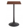 Valleta Bar Table in Brown- Full view 1