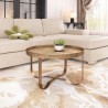Vannes Coffee Table Brass - Lifestyle 2