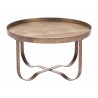 Vannes Coffee Table Brass - Front