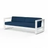 Newport Sofa in Spectrum Indigo, No Welt - Front Side Angle - Newport Sofa in Spectrum Indigo, No Welt - Front Side Angle
