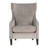 Sunpan Marbelle Lounge Chair - Gallagher Dove - Front Angle