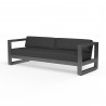Redondo Sofa in Spectrum Carbon, No Welt - Front Side Angle
