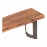 Moe's Home Collection Bent Extra Small Bench - Smoked