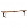 Moe's Home Collection Bent Bench - Extra Small - Front Side Angle