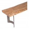 Moe's Home Collection Bent Bench - Extra Small - Seat Side Closeup Angle