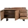 Moe's Home Collection Bent Sideboard - Front Opened Angle - Moe's Home Collection Bent Sideboard - Front Opened Angle