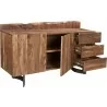 Moe's Home Collection Bent Sideboard - Drawers Opened - Moe's Home Collection Bent Sideboard - Drawers Opened