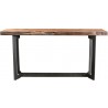 Bent Console Table Smoked - Front