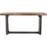Moe's Home Collection Bent Console Table, Smoked - Front Angle - Moe's Home Collection Bent Console Table, Smoked - Front Angle