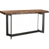 Moe's Home Collection Bent Console Table, Smoked - Front Side Angle