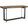 Moe's Home Collection Bent Console Table, Smoked - Front Side Angle - Moe's Home Collection Bent Console Table, Smoked - Front Side Angle