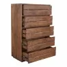 Moe's Home Collection Madagascar Chest - Front Side Opened Angle - Moe's Home Collection Madagascar Chest - Front Side Opened Angle