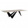 Moe's Home Collection Bird Large Dining Table - Front Side Angle