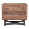 Moe's Home Collection Bent Nightstand Smoked - Front Angle