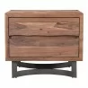 Moe's Home Collection Bent Nightstand Smoked - Front Angle - Moe's Home Collection Bent Nightstand Smoked - Front Angle