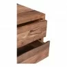 Moe's Home Collection Bent Nightstand Smoked - Side Closeup Opened Angle - Moe's Home Collection Bent Nightstand Smoked - Side Closeup Opened Angle