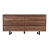 Moe's Home Collection Bent Dresser, Smoked - Front Angle