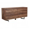 Moe's Home Collection Bent Dresser Smoked - Front Side Angle
