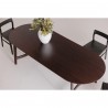 Moe's Home Collection Trie Dining Table Small / Large Dark Brown - Lifestyle