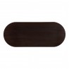 Moe's Home Collection Trie Dining Table Small / Large Dark Brown - Top Angle