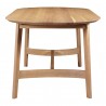 Moe's Home Collection Trie Dining Table in Small - Natural - Side Angle