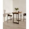 Moe's Home Collection Bent Bar Table Smoked - Lifestyle