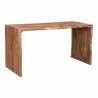 Moe's Home Collection Tyrell Desk, Natural - Front Side Angle - Moe's Home Collection Tyrell Desk, Natural - Front Side Angle