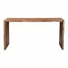 Moe's Home Collection Tyrell Desk, Natural - Front Angle - Moe's Home Collection Tyrell Desk, Natural - Front Angle