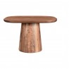 Moe's Home Collection Freed Dining Table Smoked - Front Angle