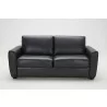 J&M Furniture Ventura Sofa Bed in Black Leather Front - J&M Furniture Ventura Sofa Bed in Black Leather Front