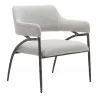 Zuo Modern Vesterboro Accent Chair Gray - Angled View - Zuo Modern Vesterboro Accent Chair Gray - Angled View