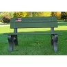 Polly Products Veterans Bench standard engraving & inlay - Polly Products Veterans Bench standard engraving & inlay