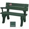 Polly Products Veterans Bench With Arms standard engraving & inlay3 - Polly Products Veterans Bench With Arms standard engraving & inlay3